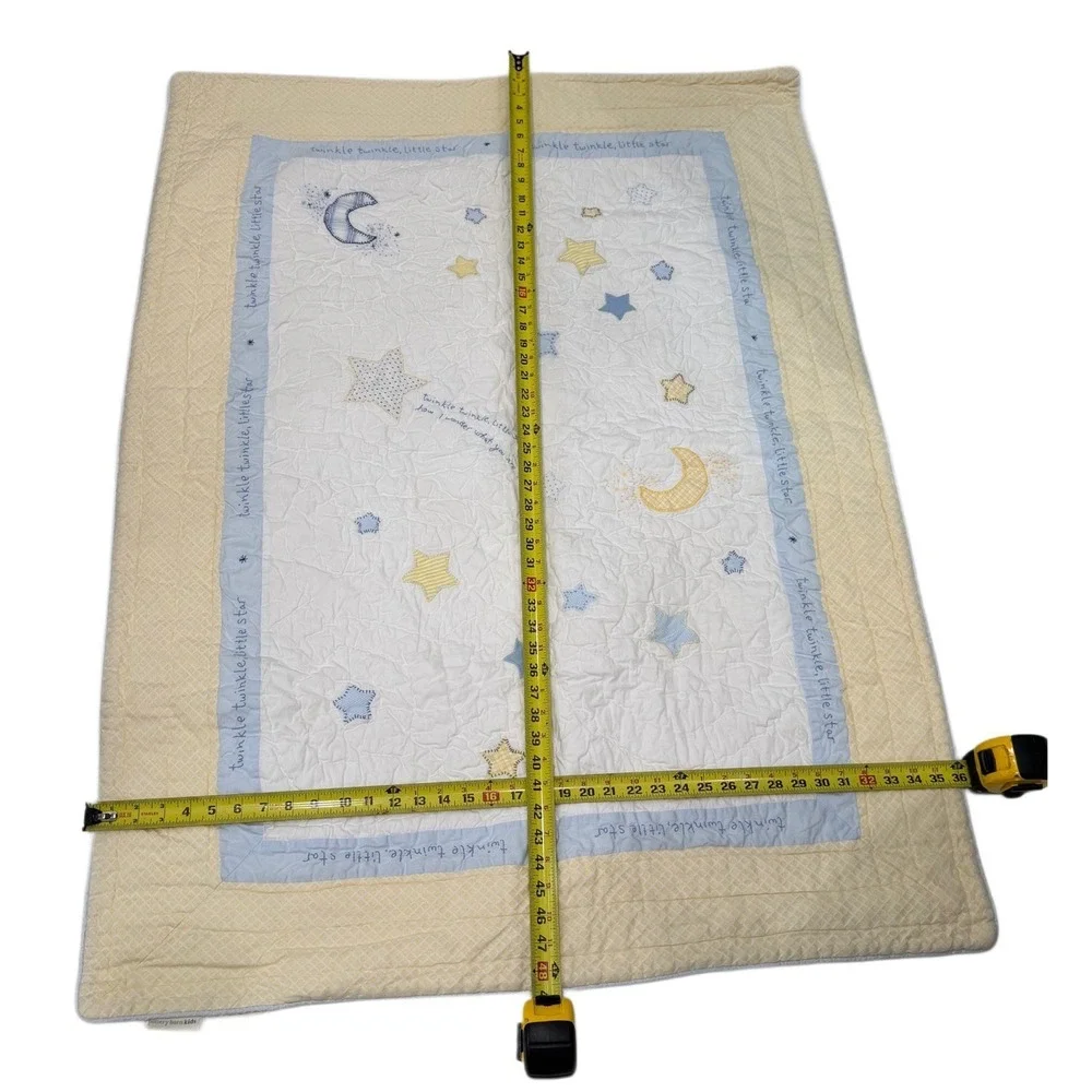 The Pottery Barn Kids Guilted Blanket Twinkle Star 50x39
